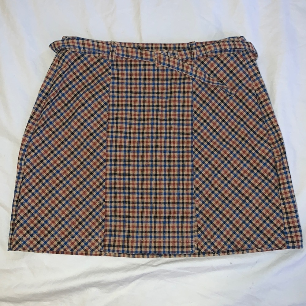 Pacsun plaid A-line skirt